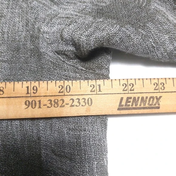 Purejill Womens Size Medium Linen Blend Blouse Popover 3/4 Sleeves Breathable - Picture 8 of 9